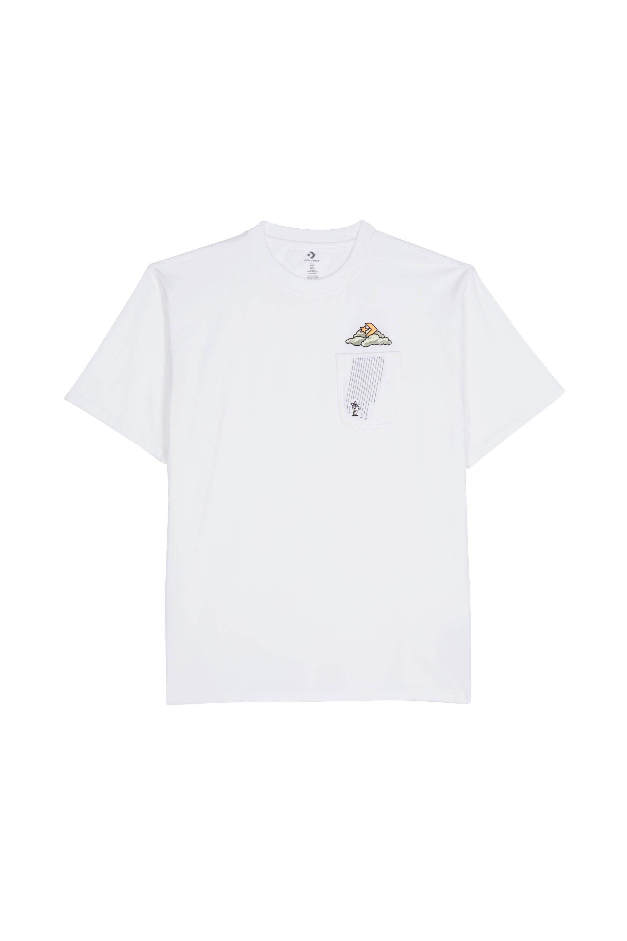 CONVERSE t-shirt NOVELTY CLOUD Violet