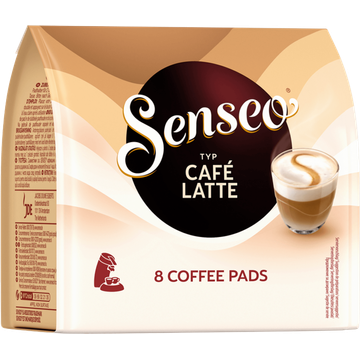 Senseo Typ Café Latte Koffiepads 8 Stuks 92 g