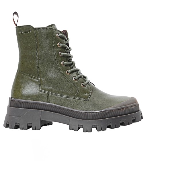 Ten Points - Women's Jenny Lace Boots Tanned Leather - Chaussures d'hiver