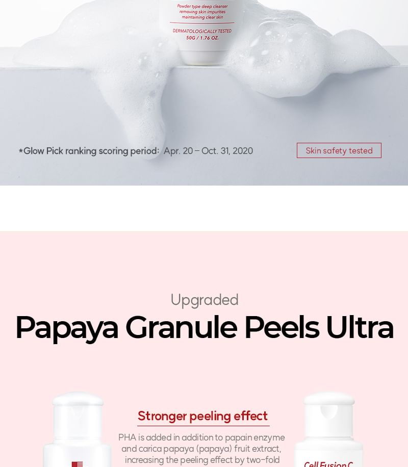 Cell Fusion C - Papaja Granulaat Schillen Ultra