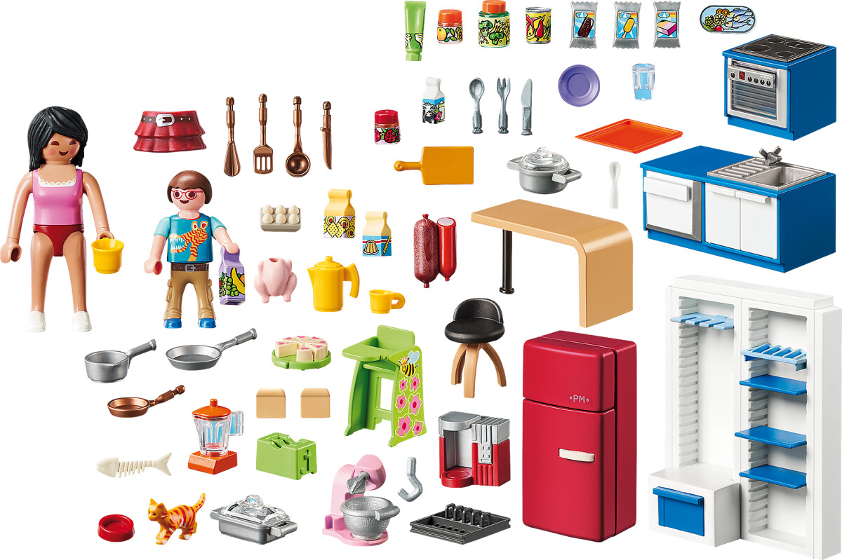 Playmobil Dollhouse - Familie Køkken - 70206
