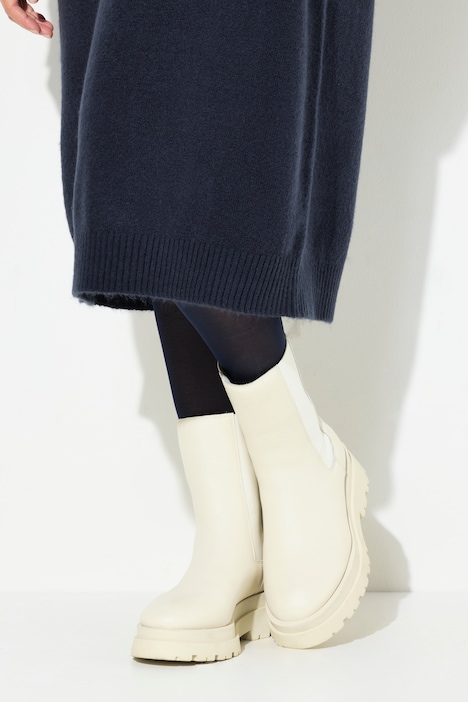 Strickkleid, Norwegermuster, Rollkragen, Langarm