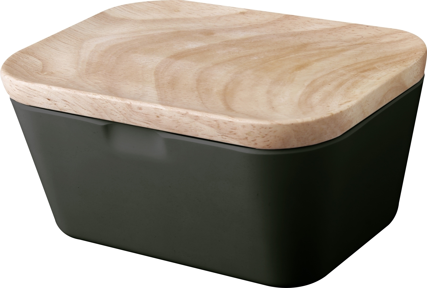 Brunner Melamin/Bamboo Butterbrotdose grau
