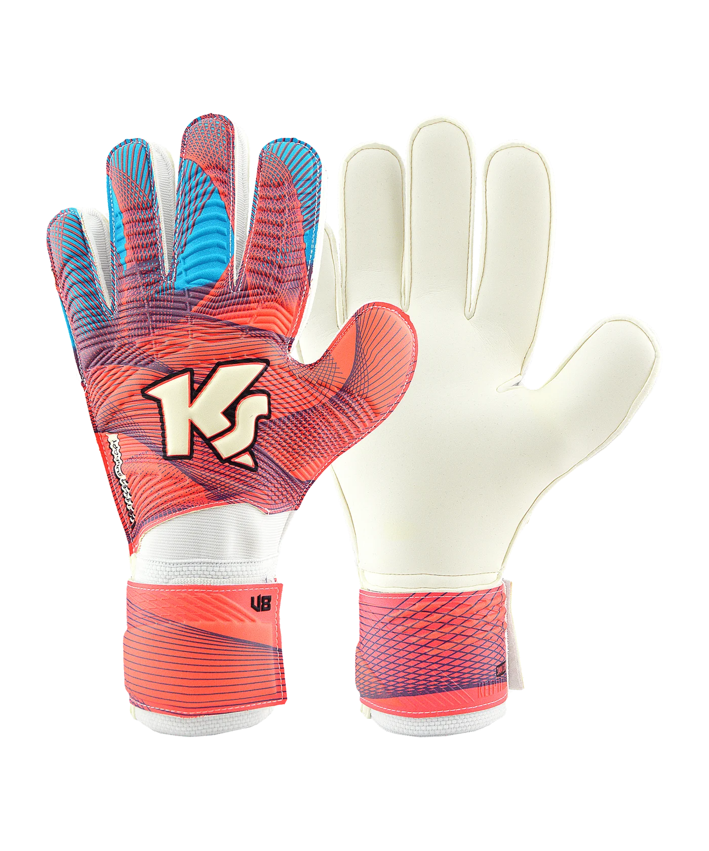 KEEPERsport Varan8 Zone RC Finger Support Torwarthandschuhe Blau F755