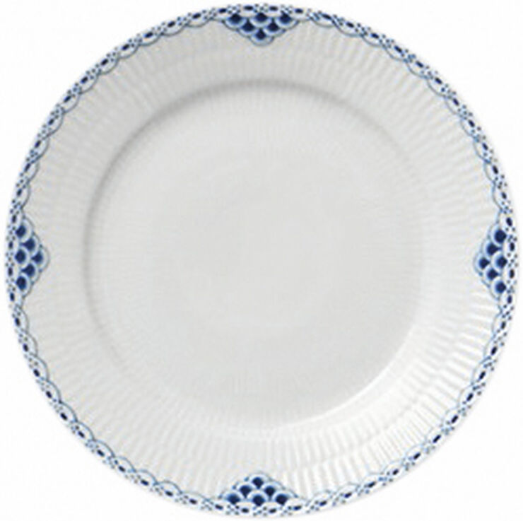 Royal Copenhagen Prinsesse 19 cm. tallerken Blå
