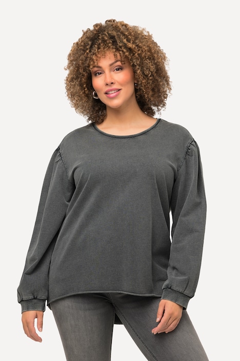 Sweatshirt, Oversized, Rundhals, Langarm