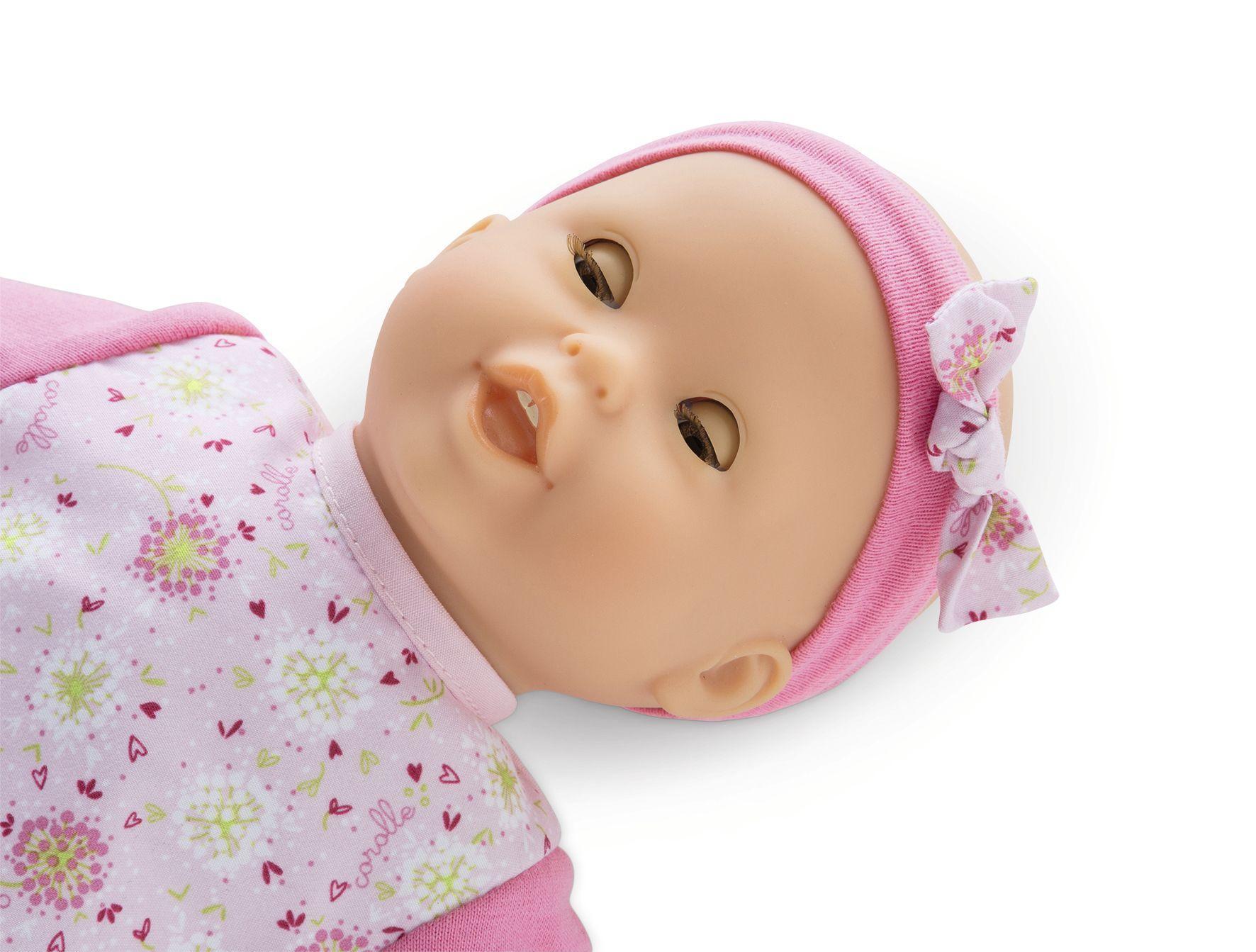 Babypuppe BÈBÈ CALIN BISOU & MÉLODIES (30 cm) in rosa