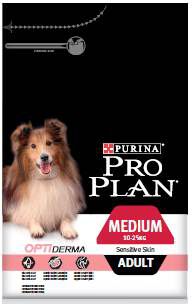 PRO PLAN Sensitive Skin Adult Medium - Hondenvoer - 3 Kilogram - zalm