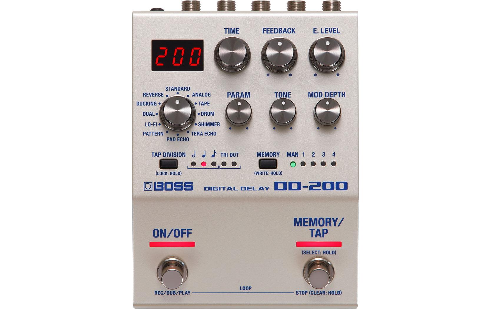 Effektgerät DD-200<br>Effektgerät mit hochwertigem Sound
