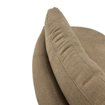 KARWEI hoekbank Ace taupe stof met verlenging rechts