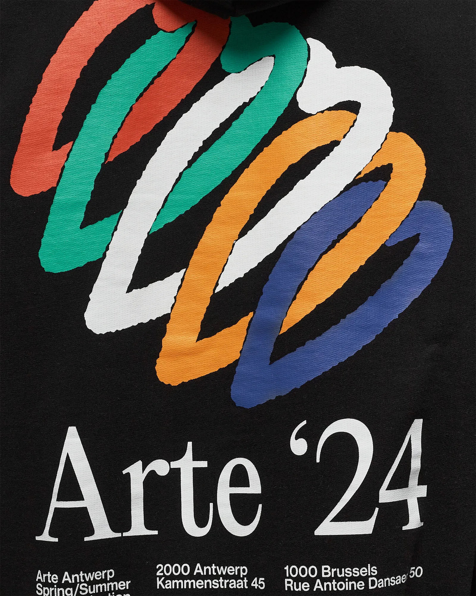 Arte Antwerp Heart Rings Back print Hoodie