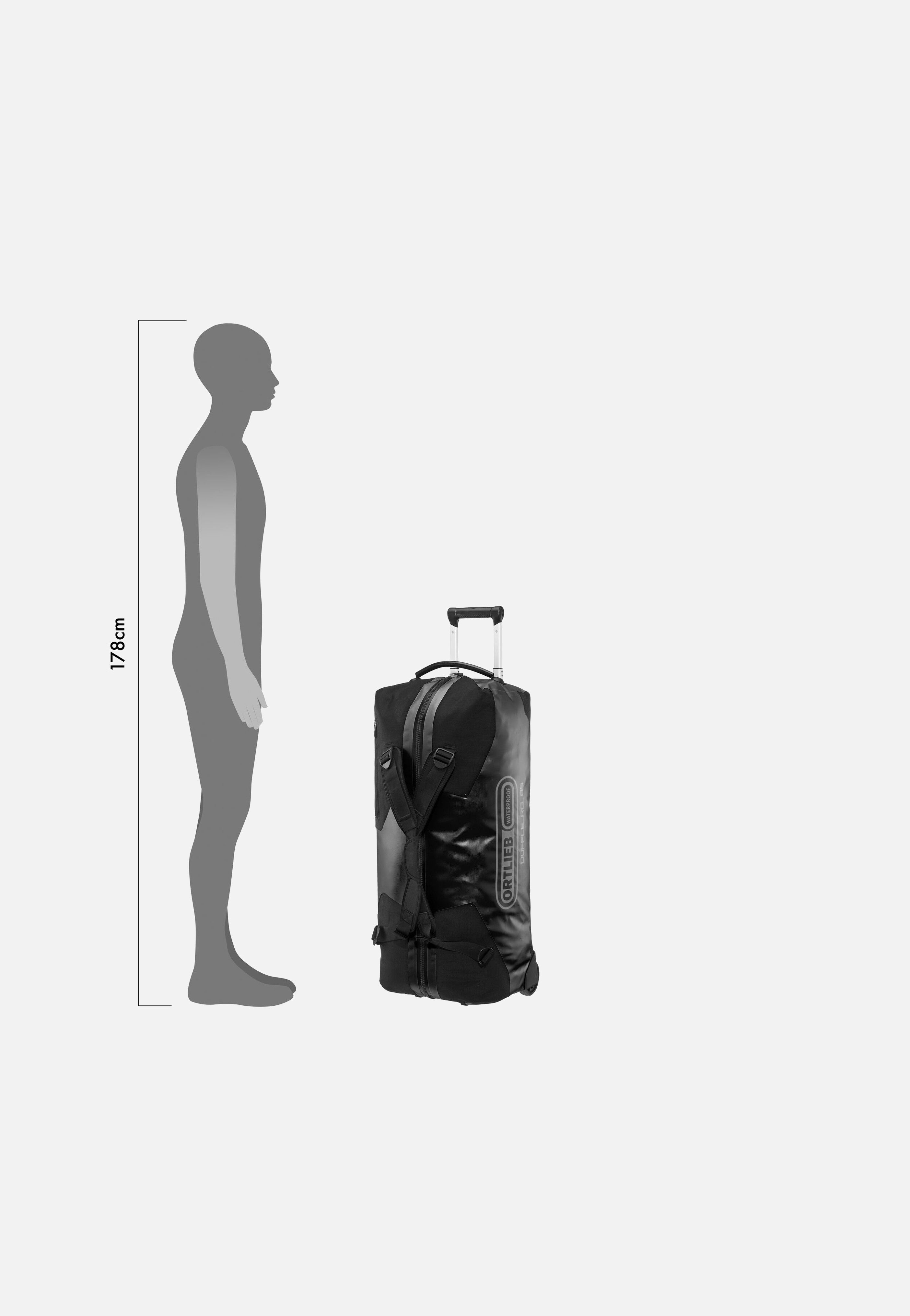 Duffle RG 85L Schwarz - Travel Bag