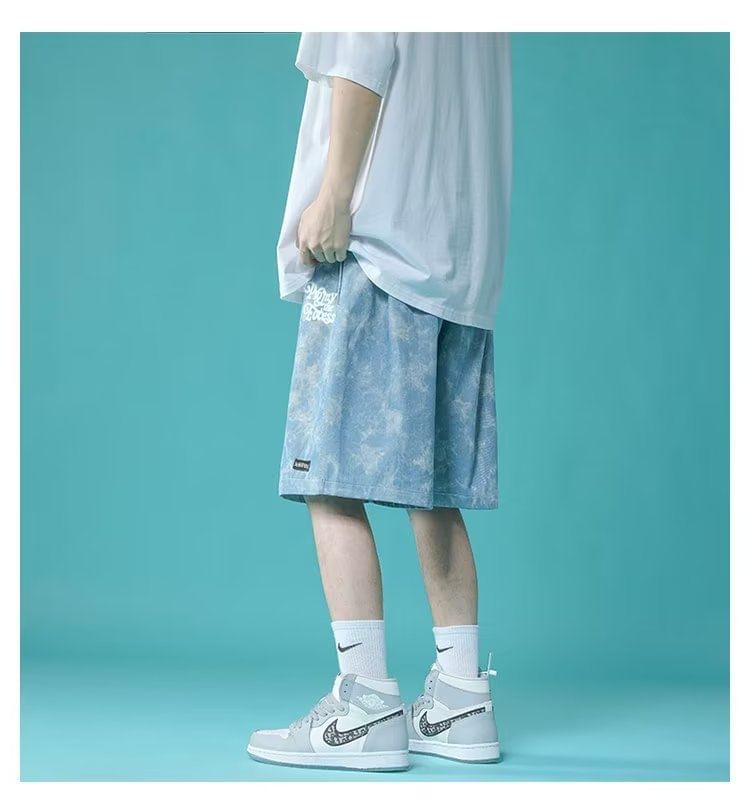 farrahces - Shorts met trekkoord en letters
