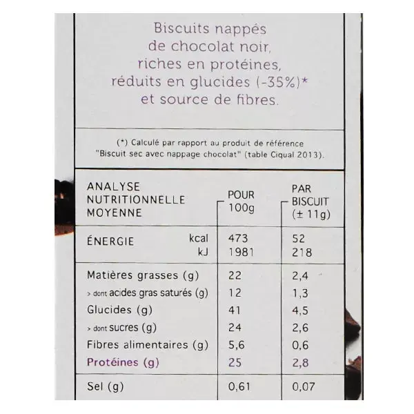 Protifast Lanche de Chocolate com Alto Teor de Proteína - 16 biscoitos