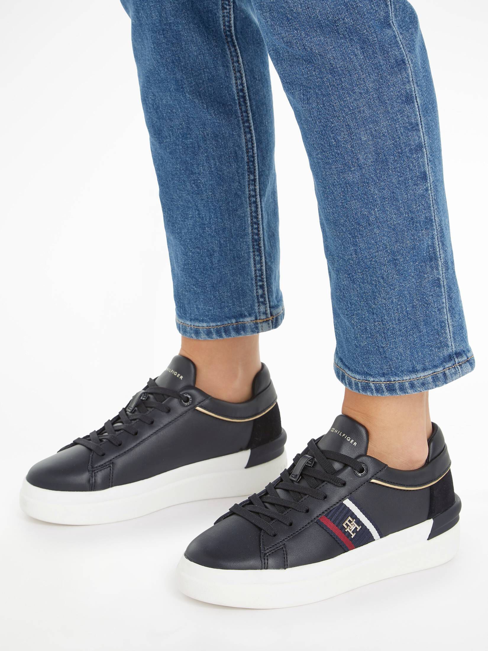 Tommy Hilfiger| Damen Sneaker CORP WEBBING COURT