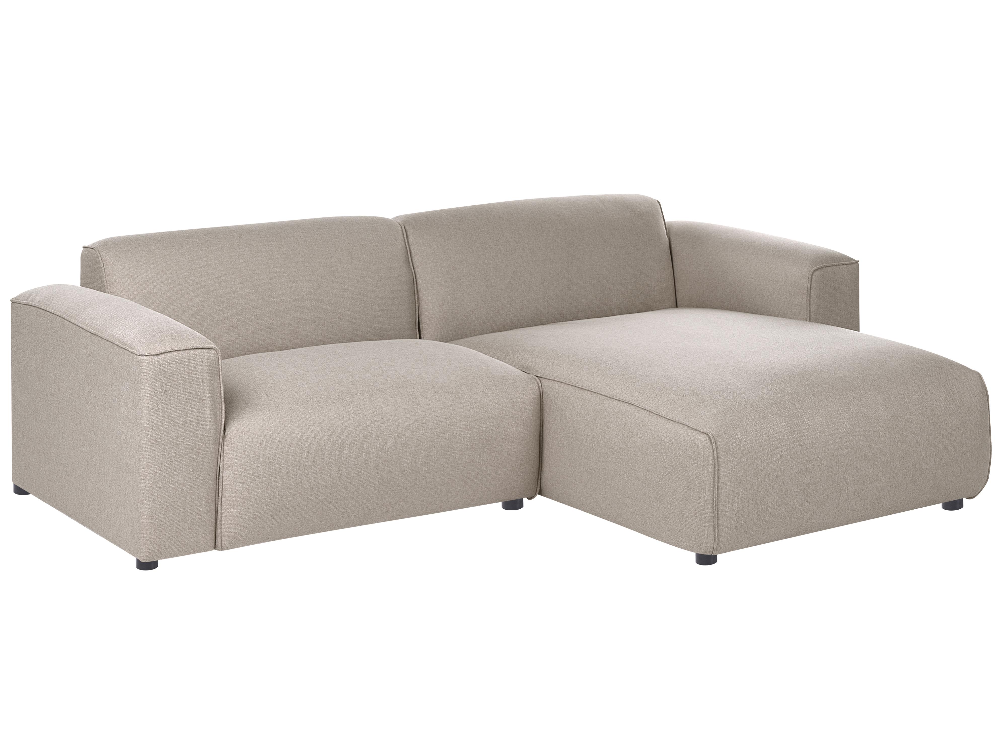 Hoekbank 3-zits FAABORG Stof Beige linkszijdig