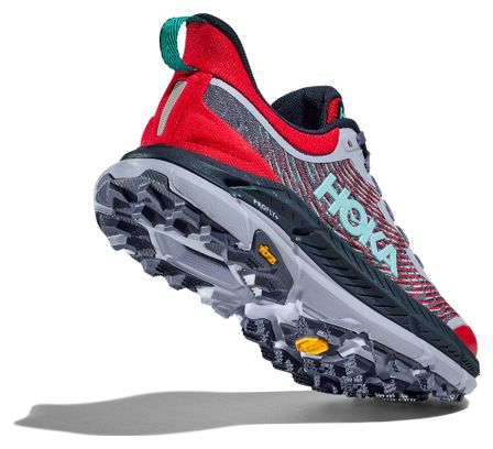 Chaussures Trail Hoka Mafate Speed 4 Rouge/Bleu/Noir Femme