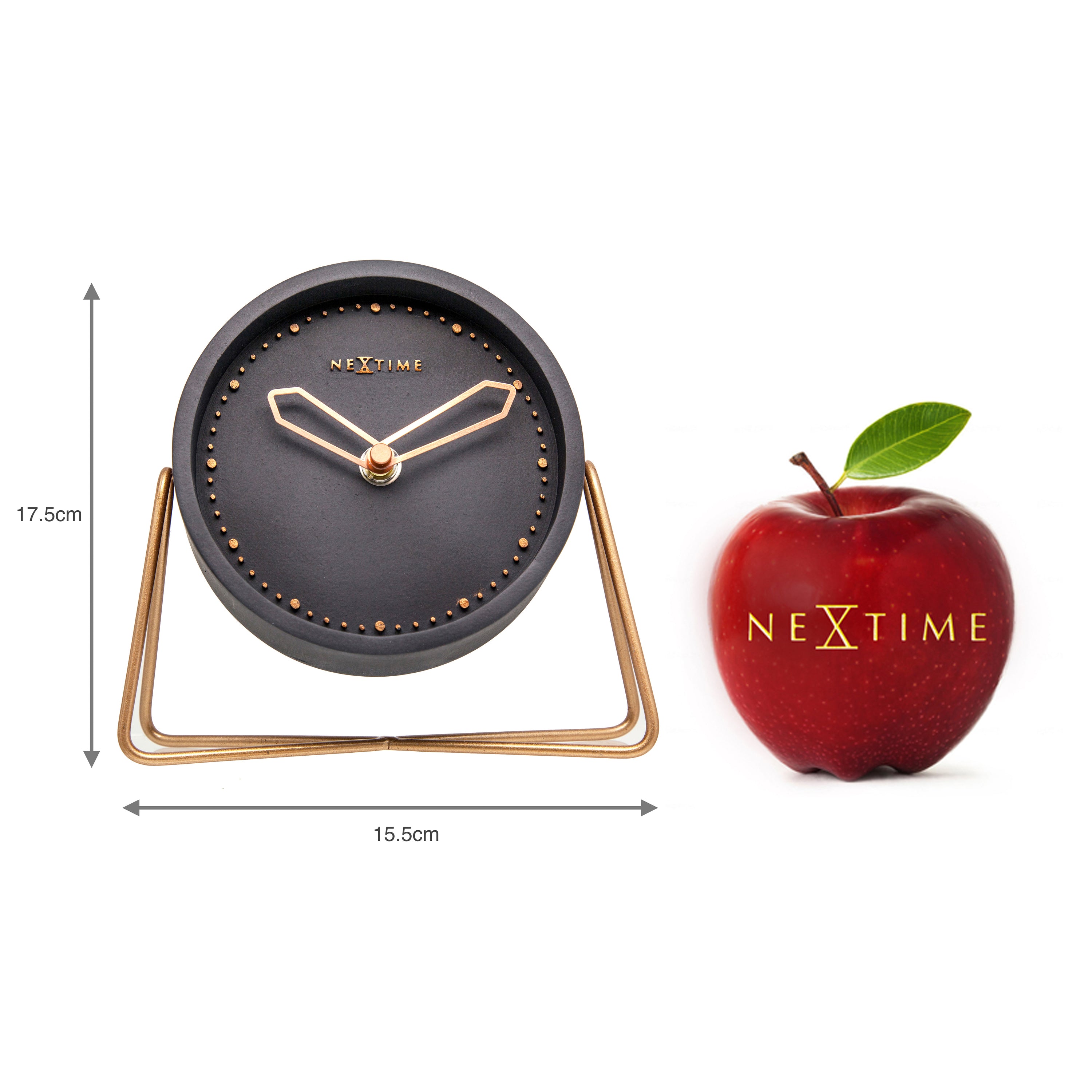NeXtime Cross Table Tafelklok Ã 17,5 cm