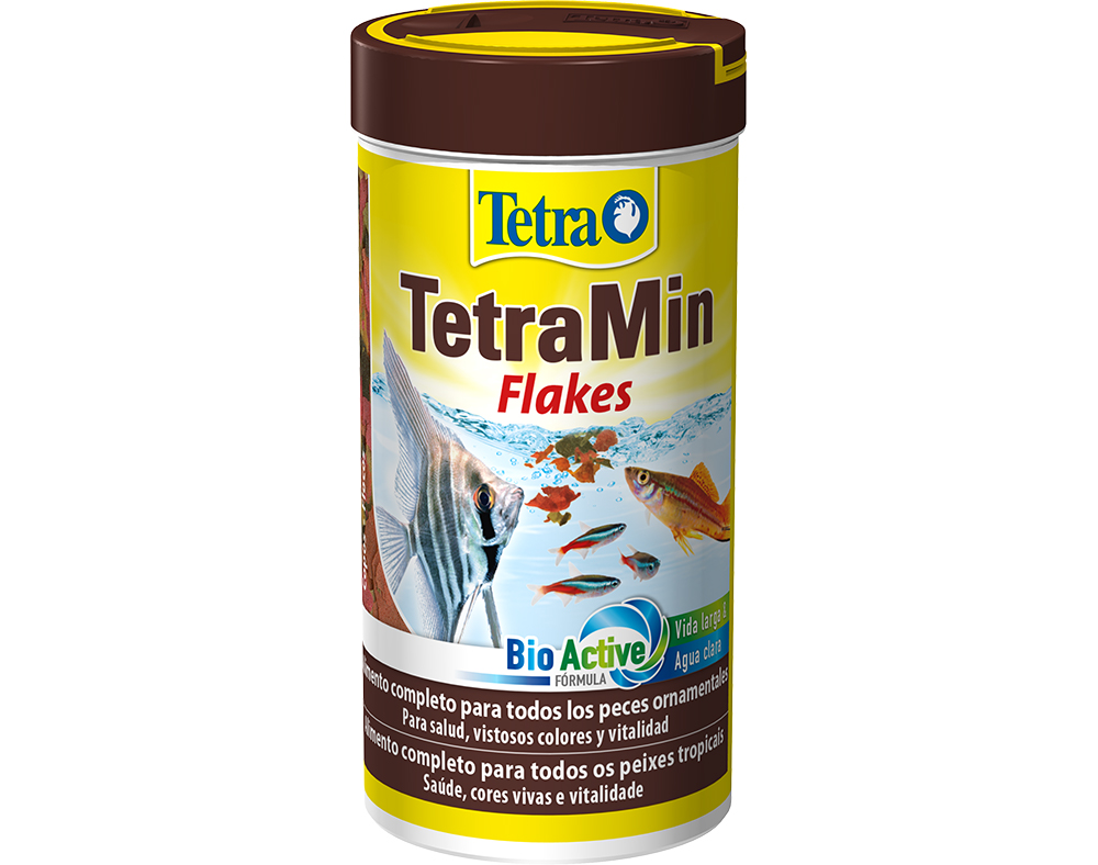 ALIMENTO PEIXE TROPICAL TETRA TETRAMIN 250ML