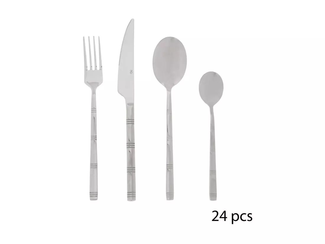 Ménagère Inox 24 Pièces 