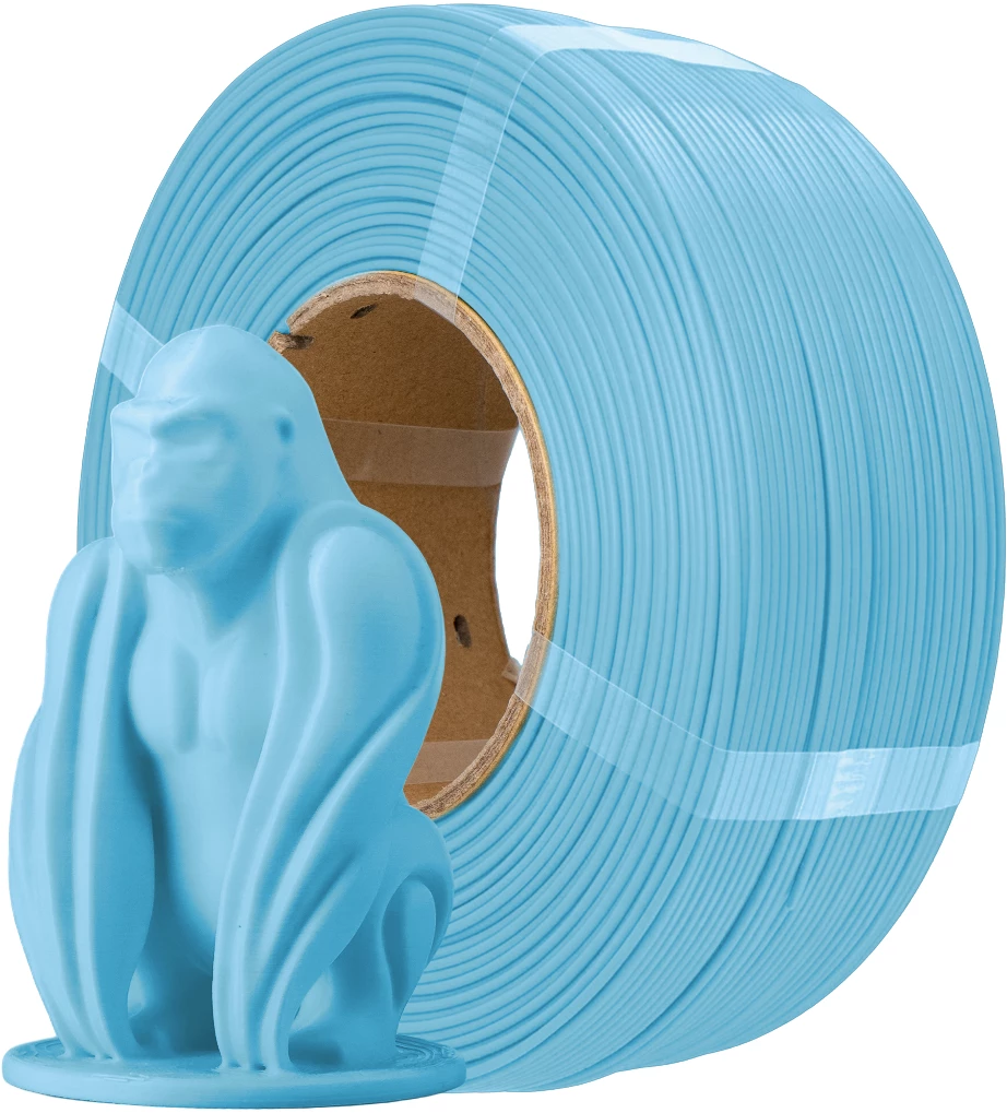 AzureFilm  PLA Refill Cyan, 1,75 mm / 1000 g    PLA mit guten mechanischen Eigenschaften, ohne Spule