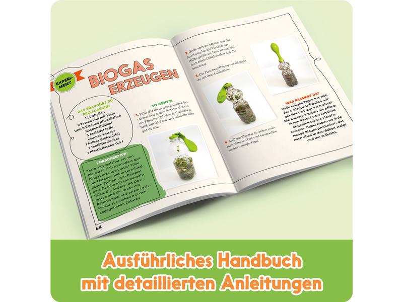 Franzis Experimentierkasten GEOLINO Erneuerbare Energien - Inspirierende Bauprojekte mit Elektronik für drinnen und draussen