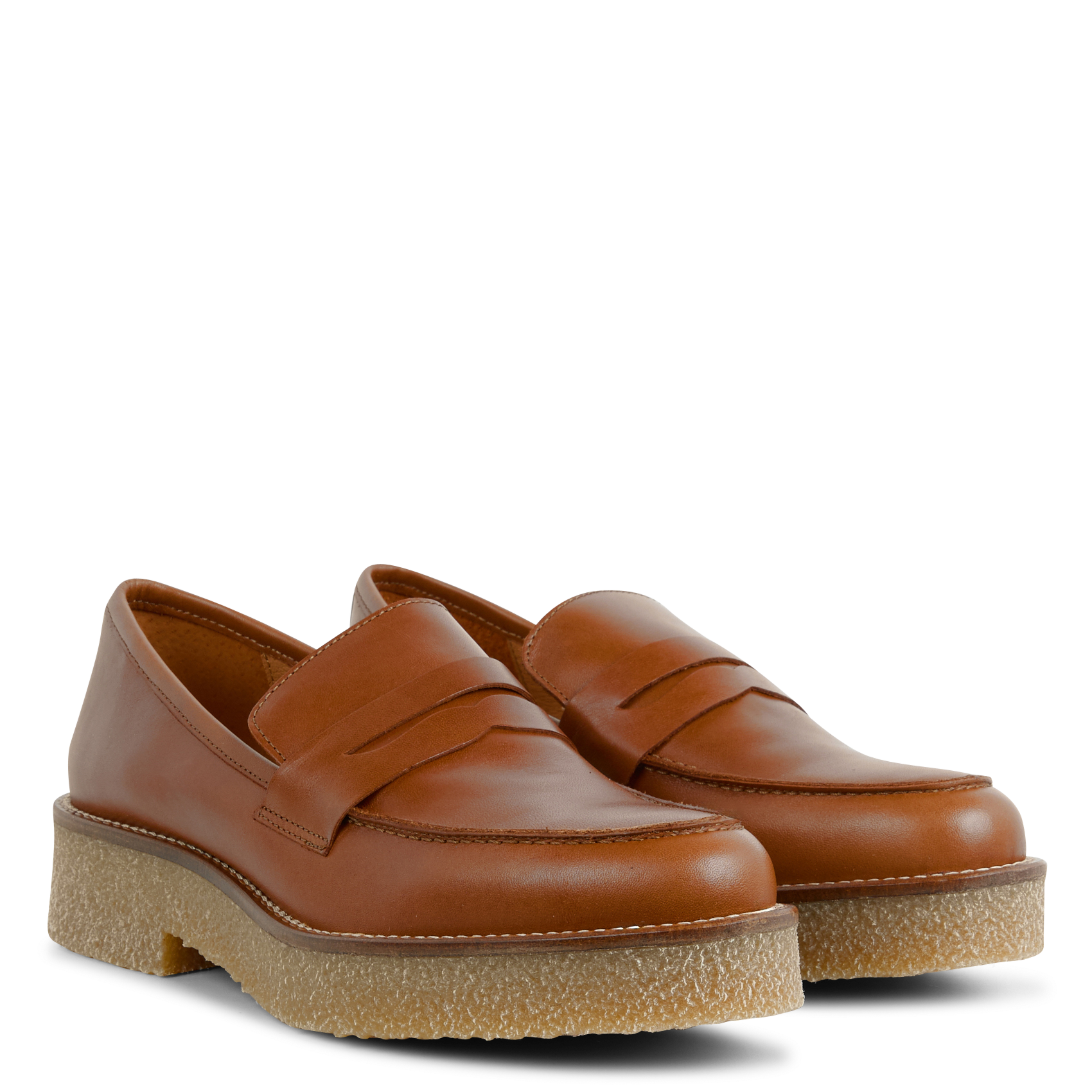 BILOBA - Mocassins en cuir | Marron
