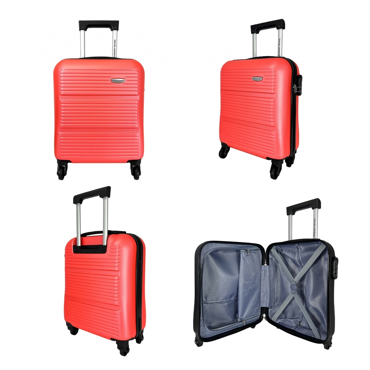 David Jones Valise cabine XS underseat rigide David Jones ABS 45cm