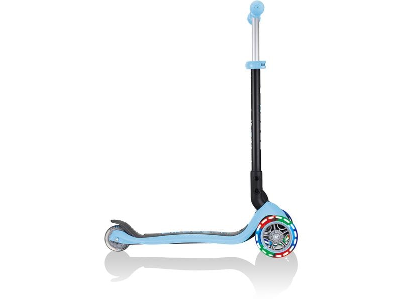 GLOBBER Scooter GO UP Foldable Plus Lights, Pastel Blau Scooter