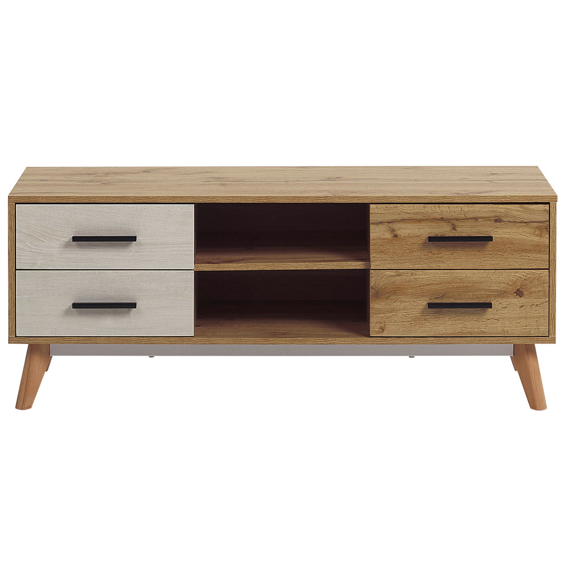 Beliani - FLORIDA  - TV-meubel - Lichte houtkleur - MDF
