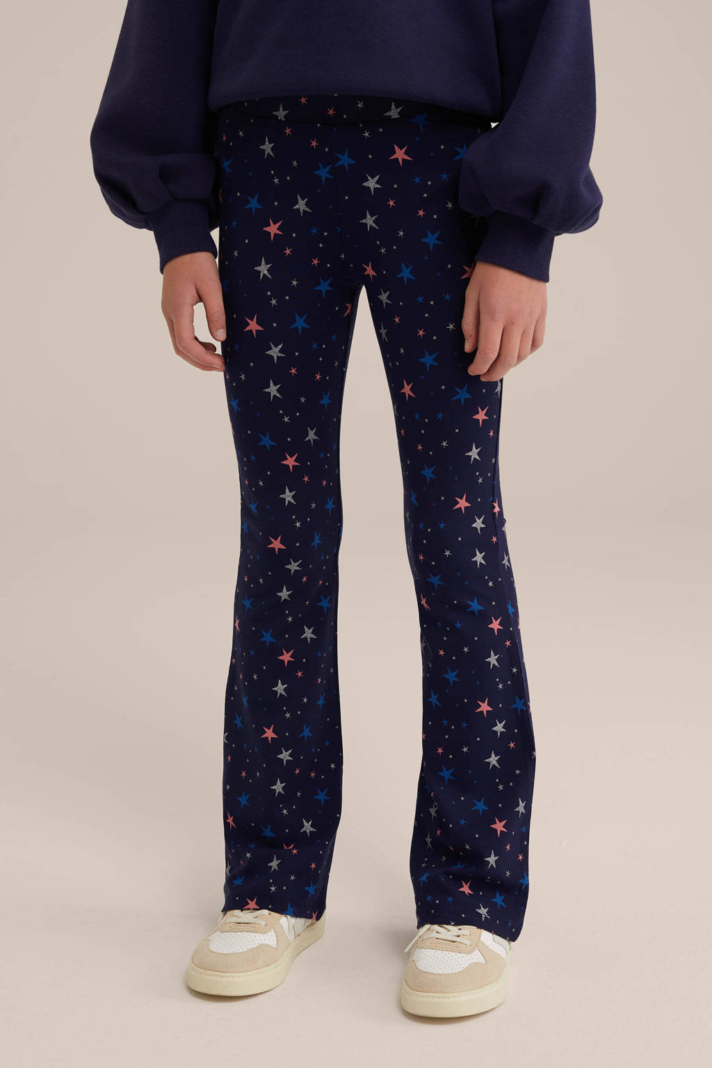 WE Fashion broek met all over print