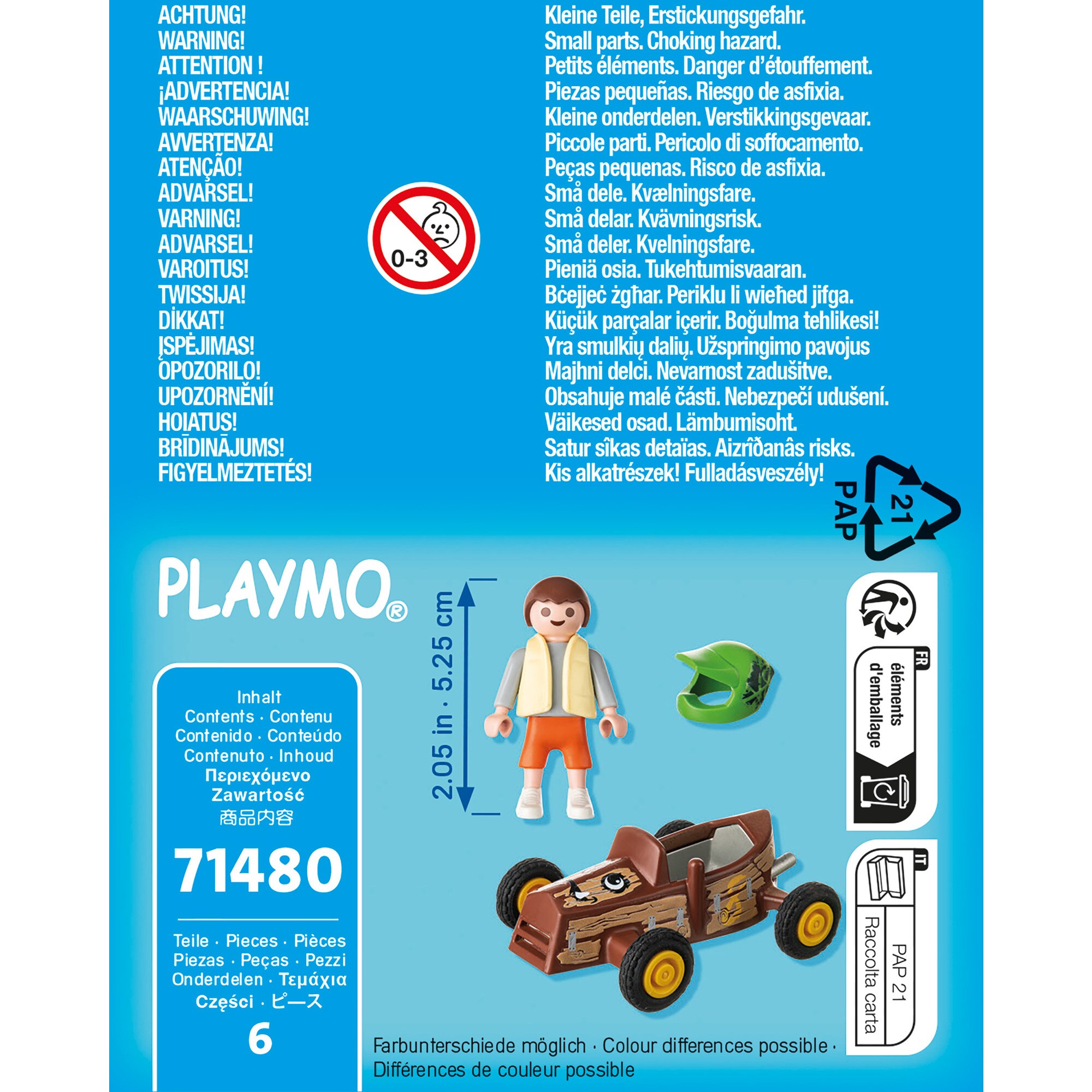 PLAYMOBIL Konstruktionsspielzeug specialPLUS Kind mit Kart