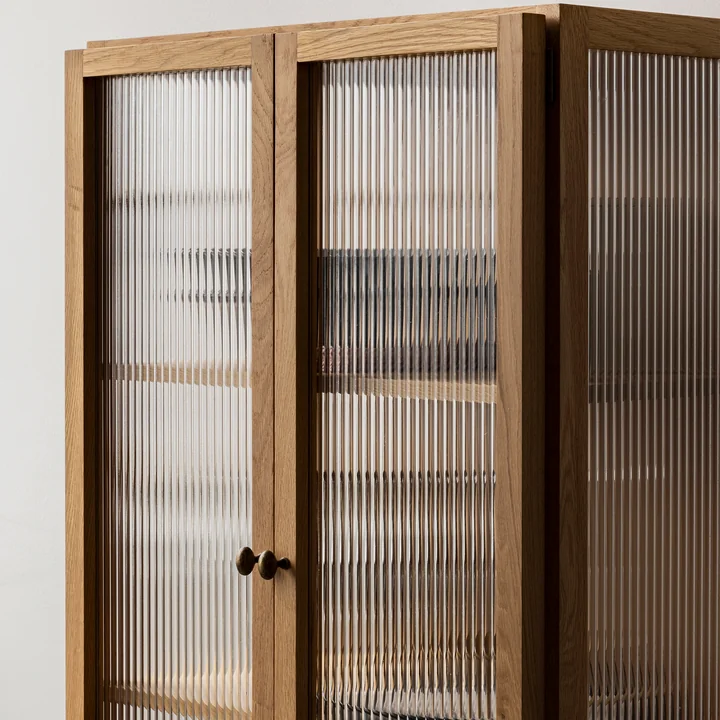 Audo - Curiosity Vitrine H 168 cm, Eiche natur