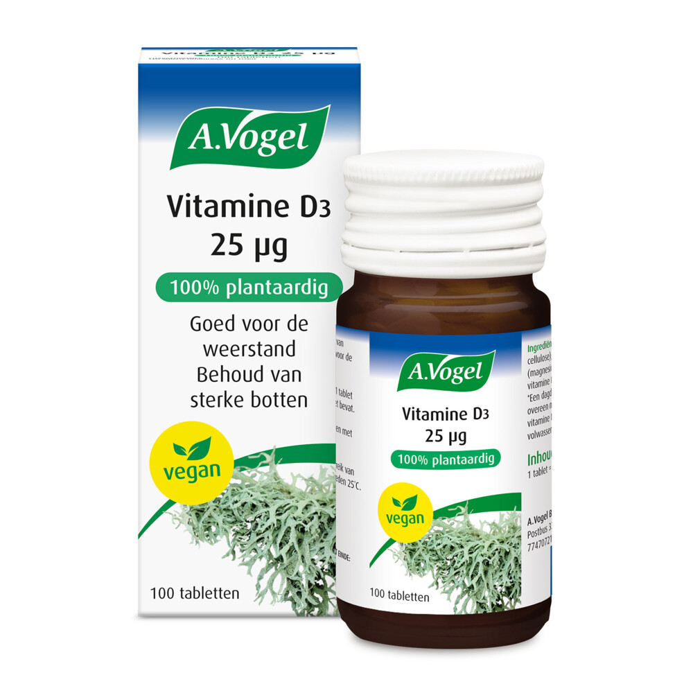 A.Vogel Vitamine D3 25 ug100 tabletten