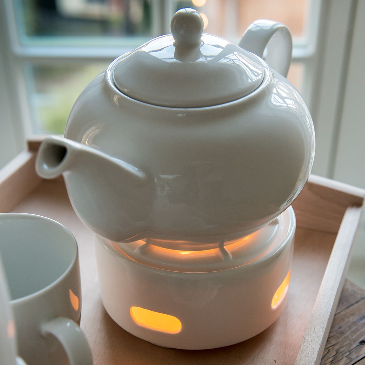 Theepot 'Cameo', porselein, 1,2 liter
