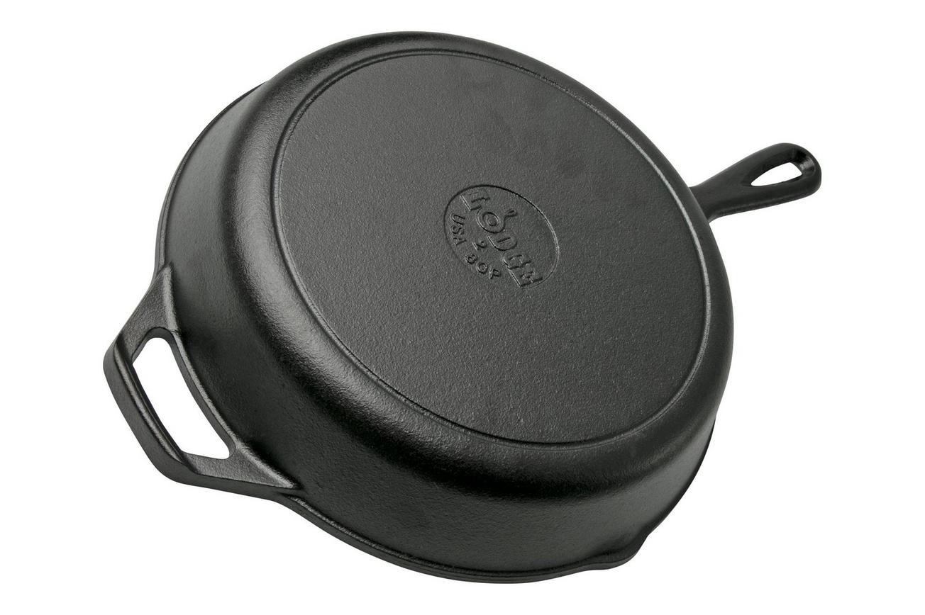 Lodge Cast Iron Grill L8GP gietijzeren grillpan, 26 cm