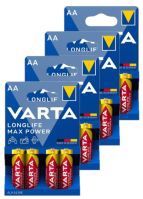 Varta Longlife Max Power AA / MN1500 / LR06 Alkaline Batterij 16 stuks