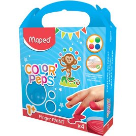 my first Peinture au doigt COLOR'PEPS, étui de 4