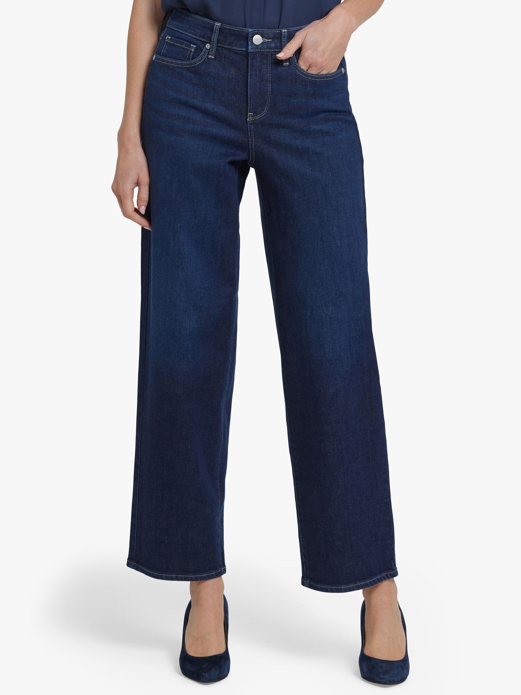 NYDJ Blue Jemma Barrel Leg Jeans