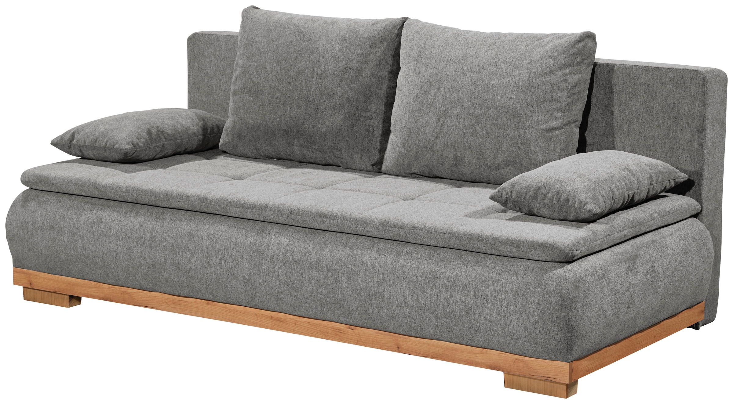 ED EXCITING DESIGN Schlafsofa »Mila« mit Bettkasten & 2 Armlehnenkissen