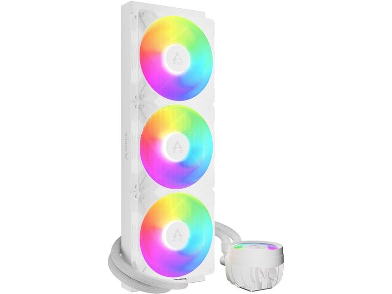 Arctic Cooling Wasserkühlung Liquid Freezer III Pro 420 A-R Hochleistungs-CPU-Wasserkühlung mit 420 mm Radiator und A-RGB-Beleuchtung