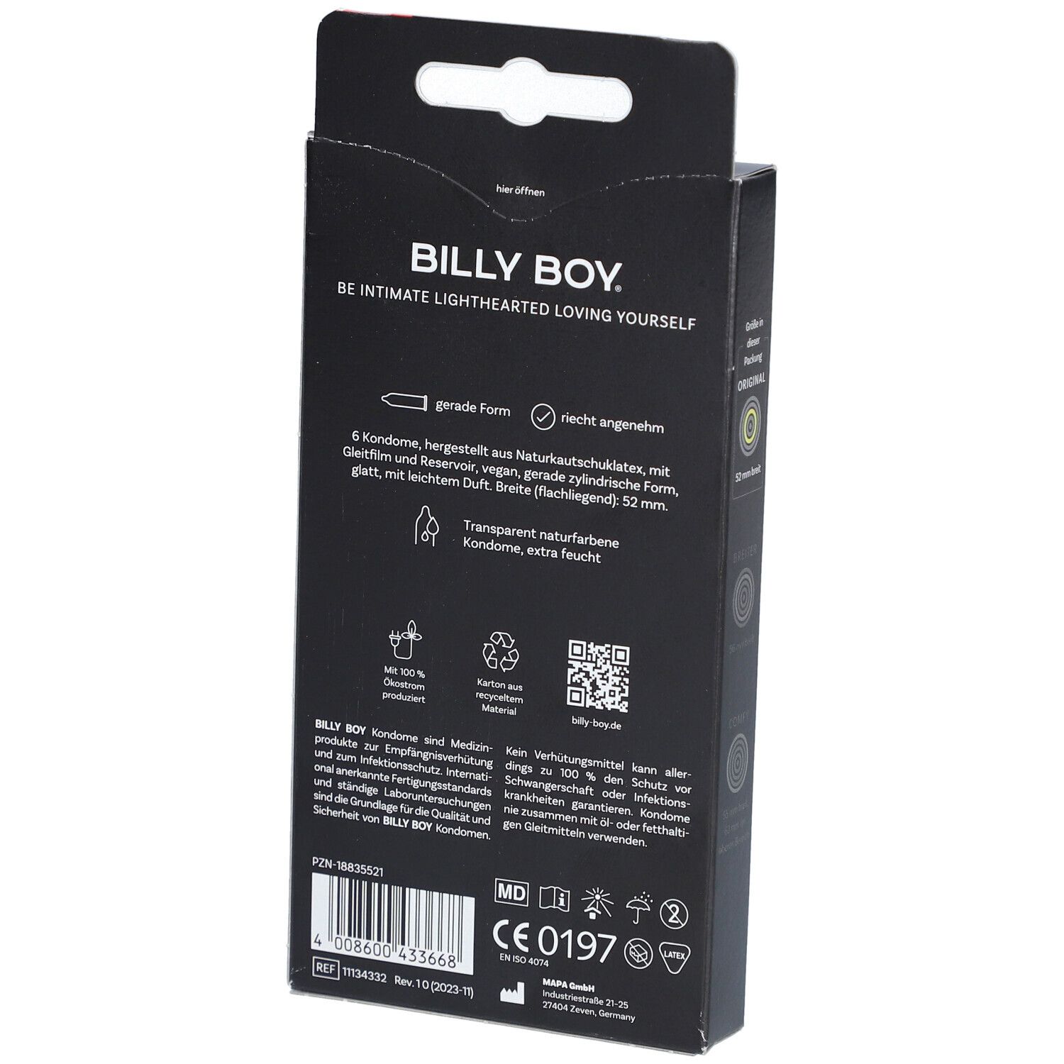 BILLY BOY Extra Feucht Kondome