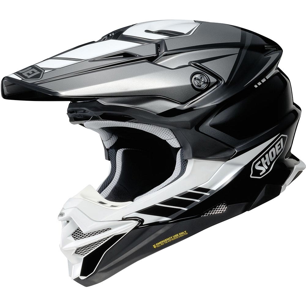 Shoei - Casque VFX-WR 06 Jammer TC-5 / Noir / Gris / Blanc