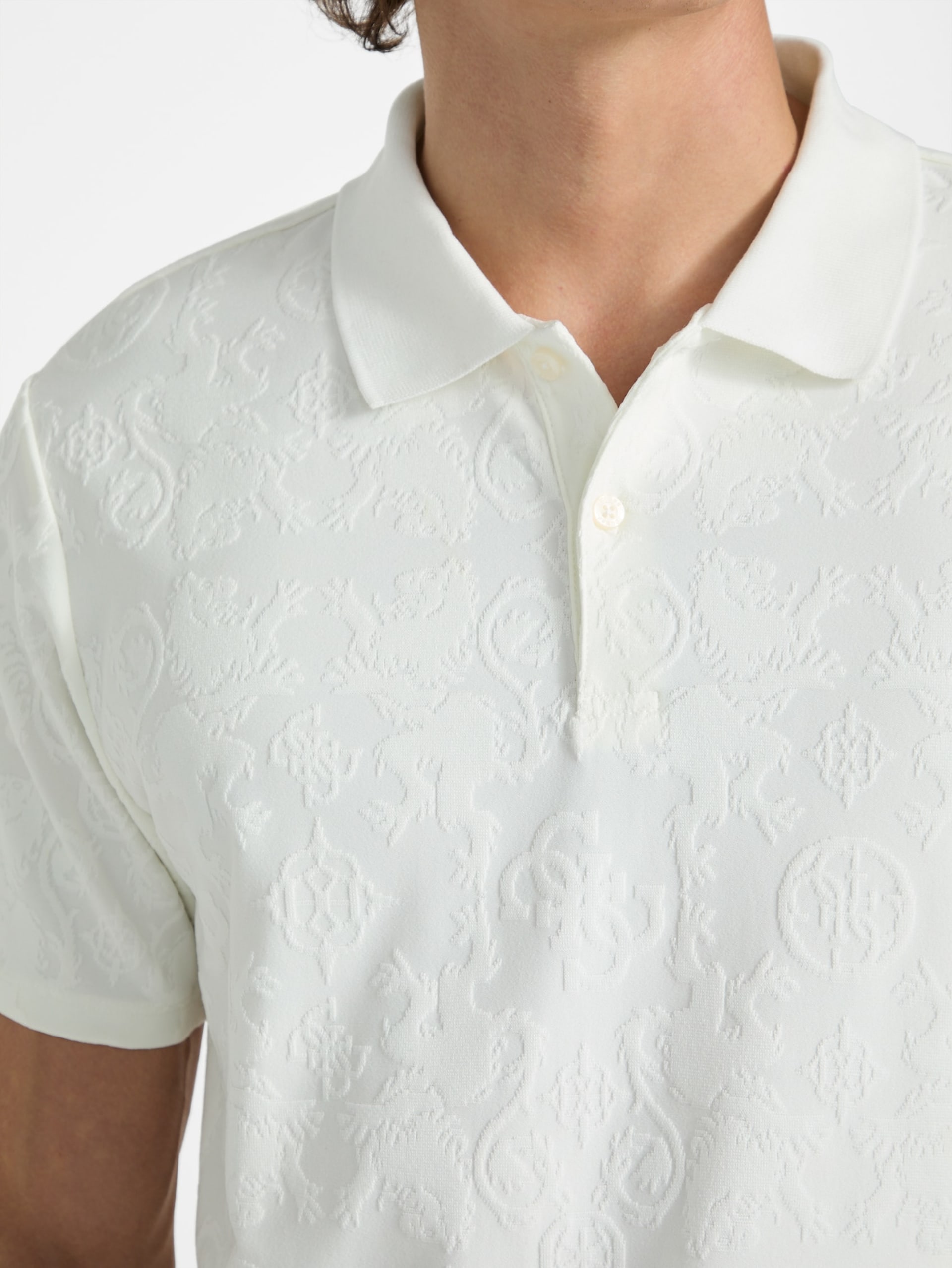 Polo Eco Tonal Jacquard