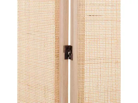 Paravent en bois et grille marron (40x3)x200x2.5 cm