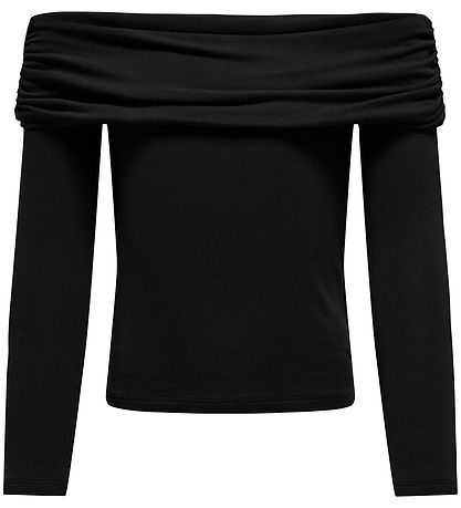 Kids Only Bluse - Schulterfrei - KogAmour - Black