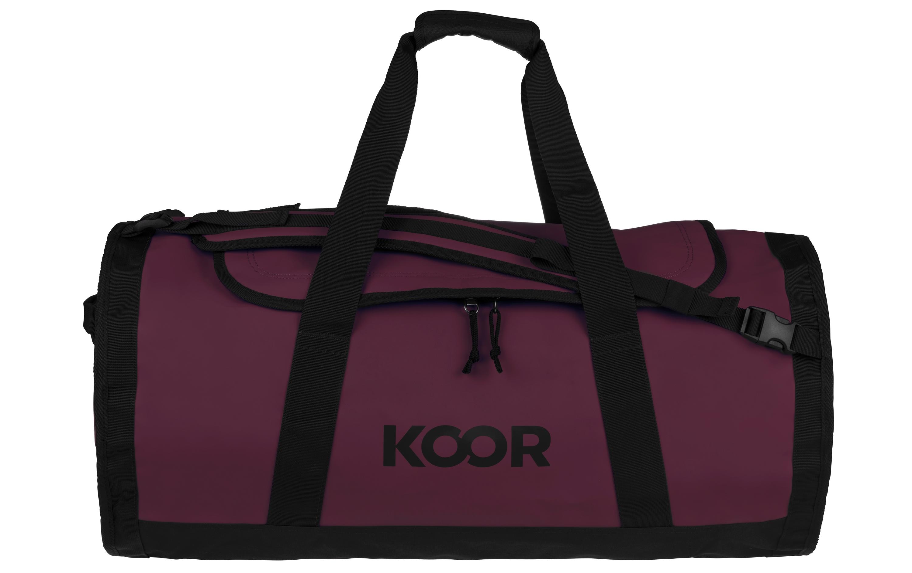 Duffle Bag Sooma 70 l, MaroonWasserabweisende Reisetasche
