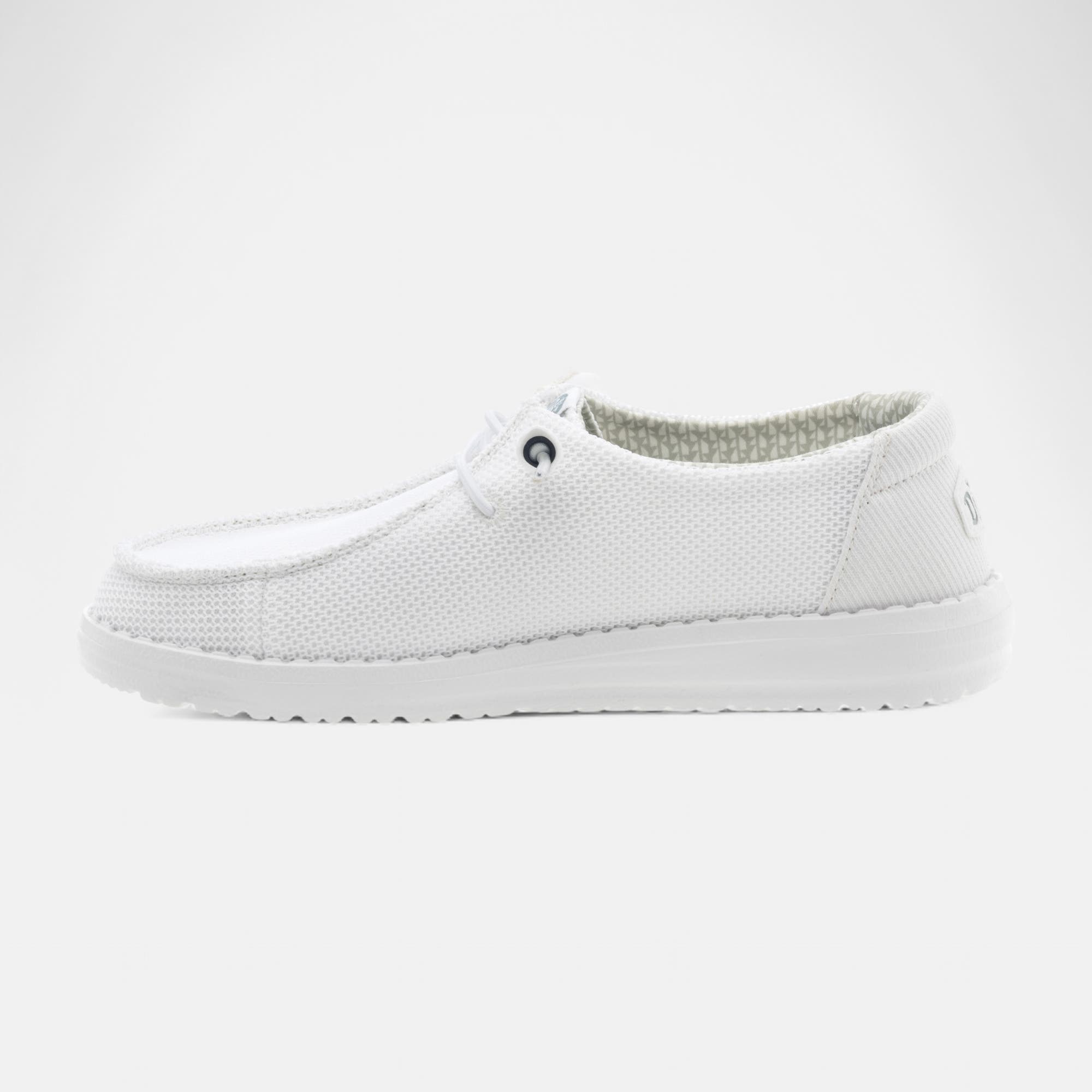 Baskets en toile Femme blanc