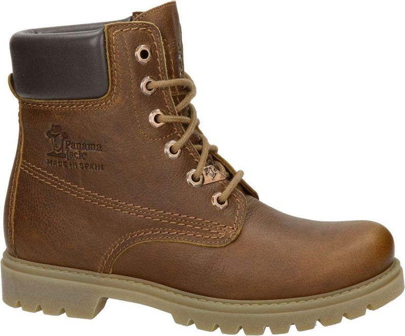 Panama Jack dames veterboots - Cognac