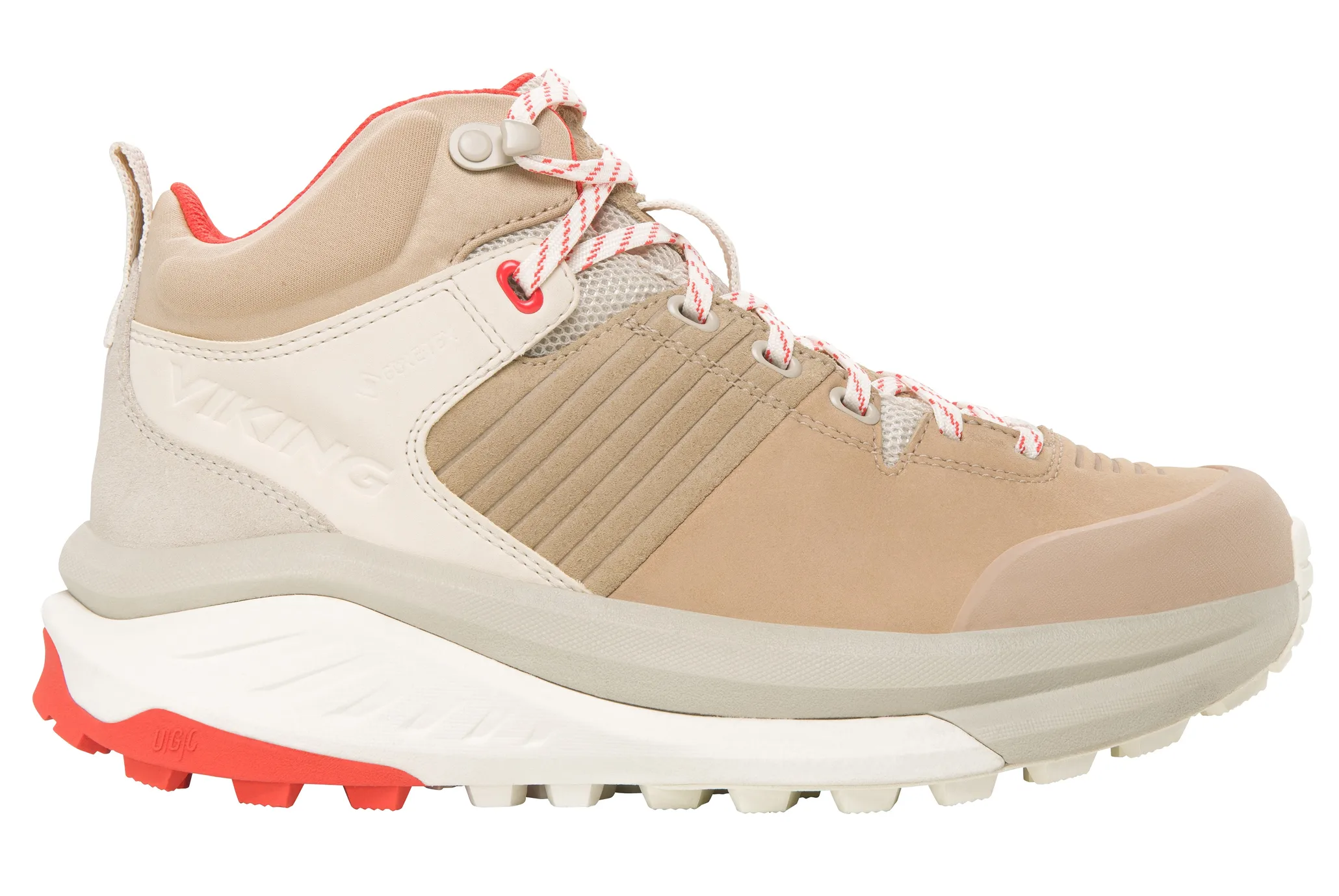 Viking Footwear Women's Cerra Hike Mid Gore-Tex Cream/Tomato